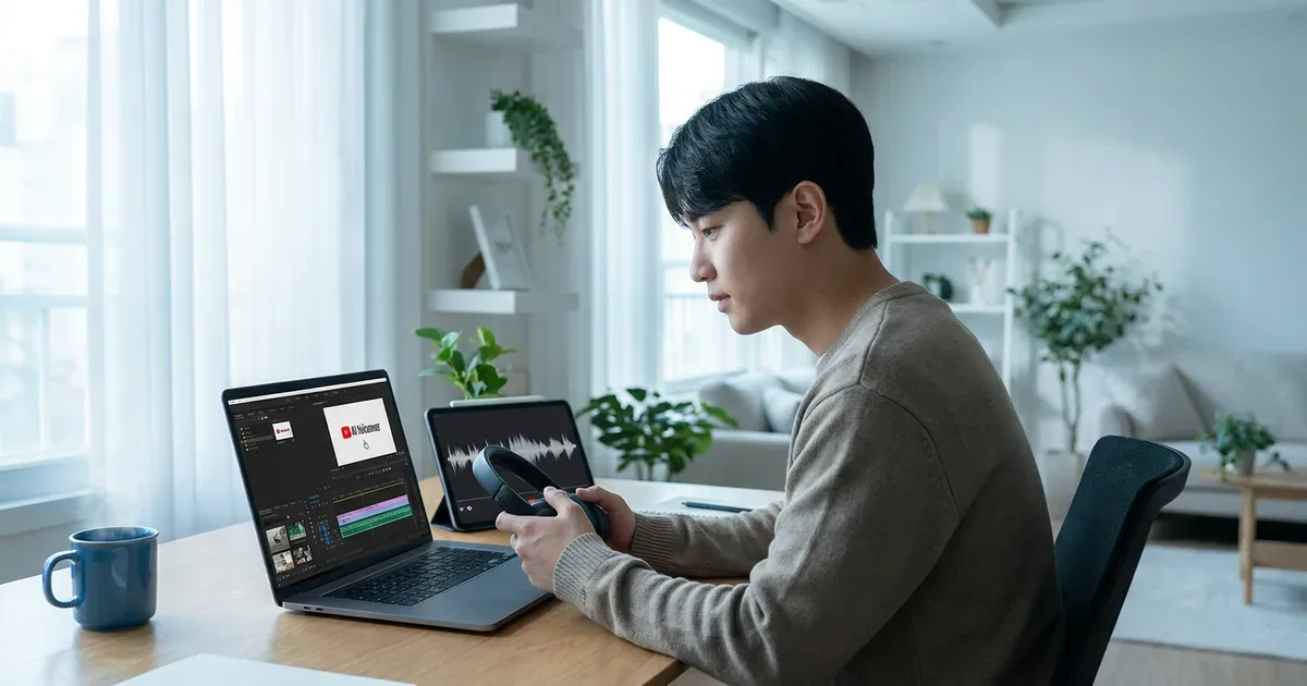 How to Make AI Voiceovers for YouTube Without a Microphone